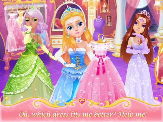 Скачать Princess Dancing Party -Girl Makeup, Dressup Games
