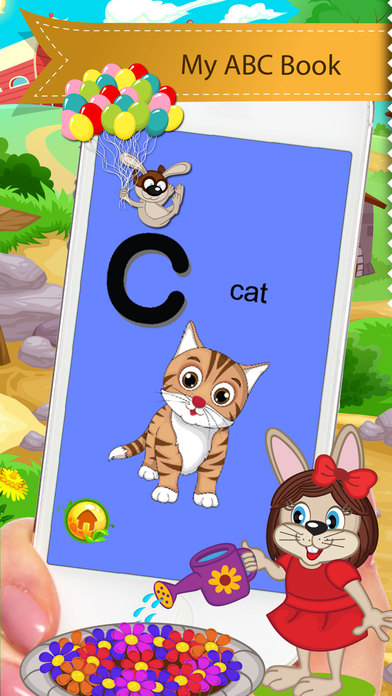 ABCCards Animals Preschool ABC Vocabulary Learning screenshot 2