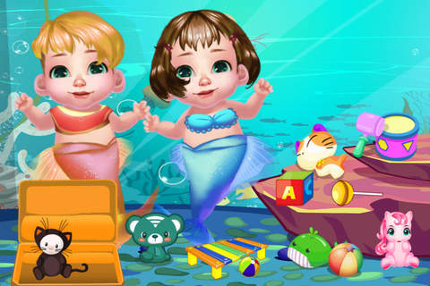 Mermaid Twins' Ocean Salon-Sister's Health Manager screenshot 2