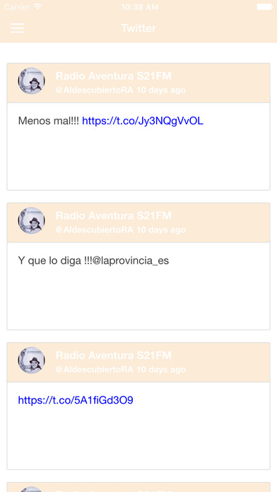 Radio Aventura Siglo 21 screenshot 2