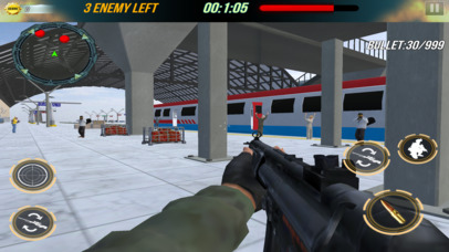 Train Hero Commando Shooter Pro screenshot 2