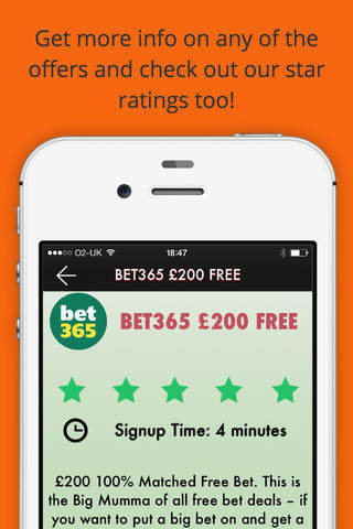 The Free Bet Checklist – Best Sport Betting Offers screenshot 4