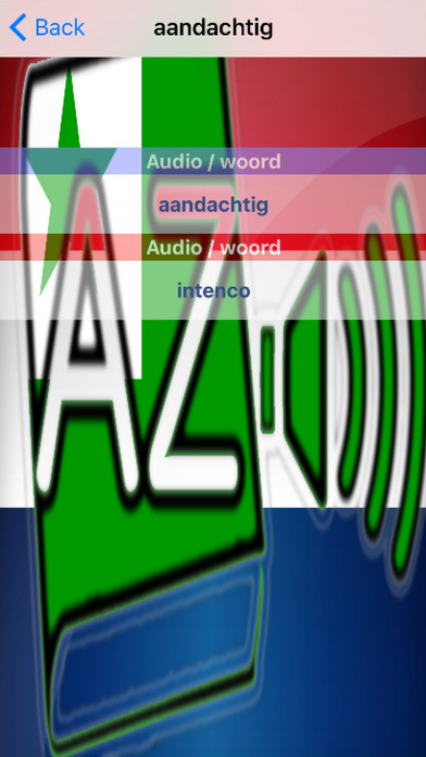 Audiodict Nederlands Esperanto Woordenboek screenshot 2
