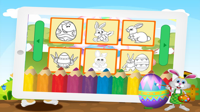 Easter Eggstravaganza and Rabbit coloring for kids screenshot 2