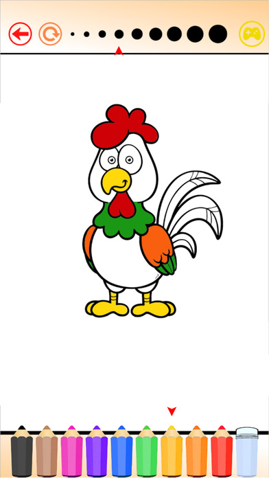 Turkey & Chicken Evolution - Coloring book for me screenshot 2