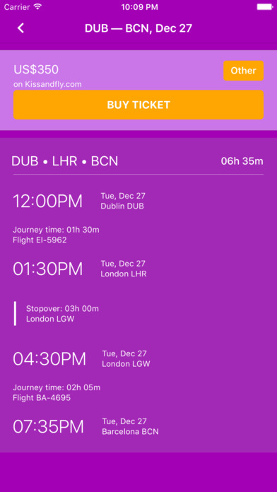 Europe Flights - compare & booking cheap flights screenshot 4