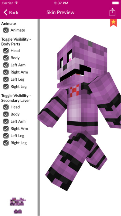 FNAF Skins Pro - Skins for Minecraft PE Edition screenshot 3