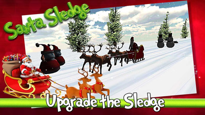 Fly sleigh Santa Christmas gift screenshot 4