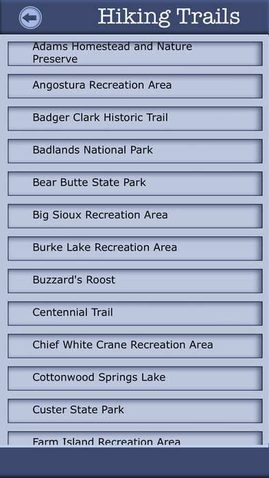 South Dakota- State Campgrounds & Hiking Trails screenshot 4