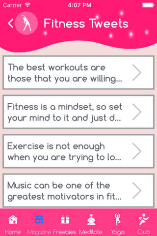 Fitness health tips screenshot 4