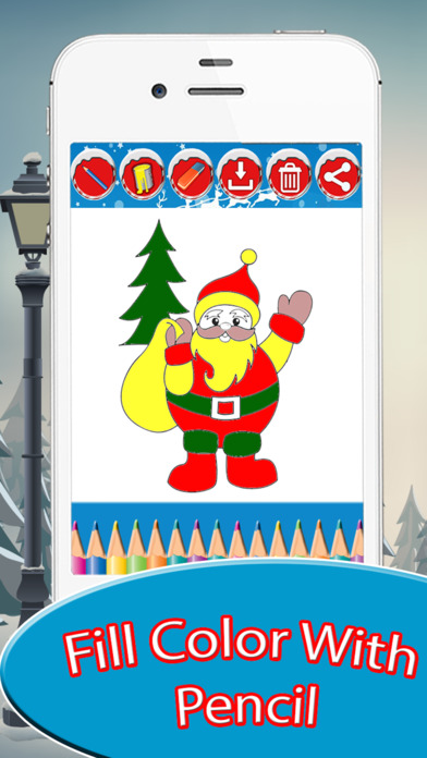 Christmas Drawing Pad - holiday activities for kid screenshot 2
