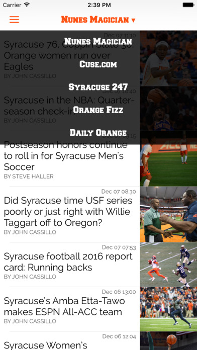CUSE 44 - Sports News for Syracuse University screenshot 2