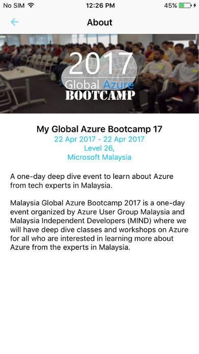 MY Global Azure Bootcamp 17 screenshot 4