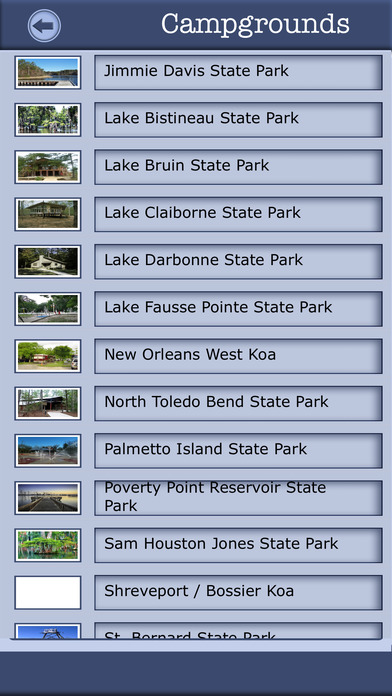 Louisiana - Campgrounds & Hiking Trails,State Park screenshot 3