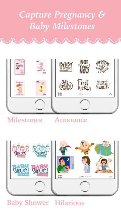 BabyMoji - Stickers for Baby Milestone Pictures screenshot 4