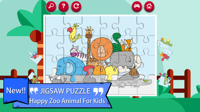 Lively Zoo Animals Jigsaw Puzzle Games screenshot 2