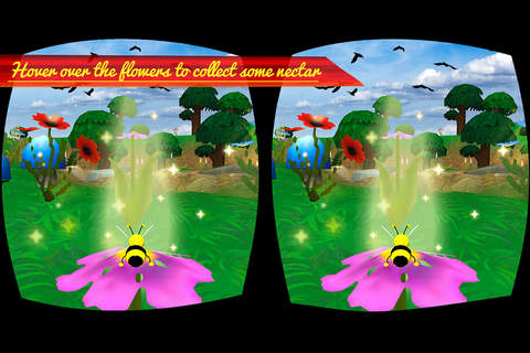 VR Honey Bee Pollen Adventure - Best VR Game screenshot 4
