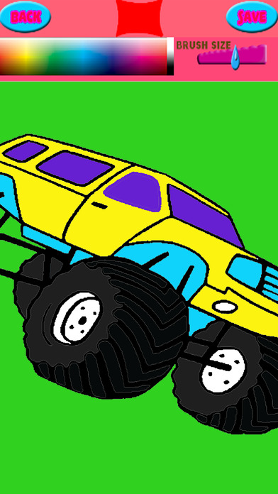 Truck Coloring Book For Kids And Toddler screenshot 2