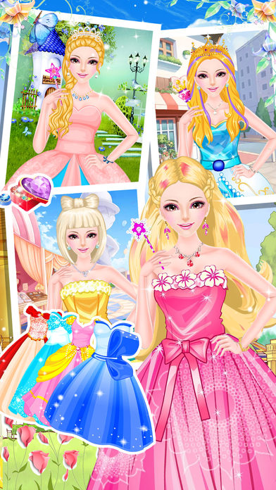 Lovely princess fashion Prom-Fashion Dressup Games screenshot 2