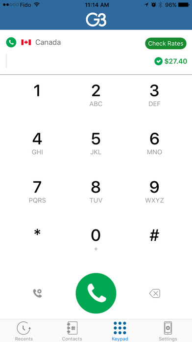 G3 - International Calling App screenshot 2