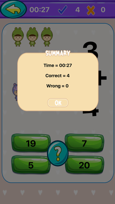 Mathematics game learning for masha and the bear screenshot 2