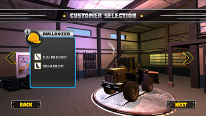 Construction Truck Mechanic 3D-Fix Crane in Garage screenshot 2