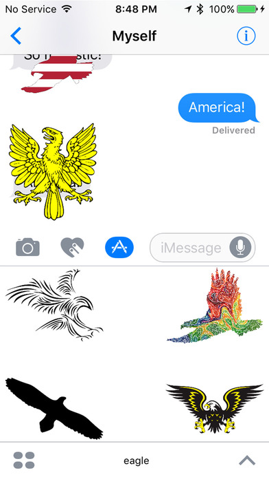 Eagle : Definition of Majestic Stickers screenshot 2