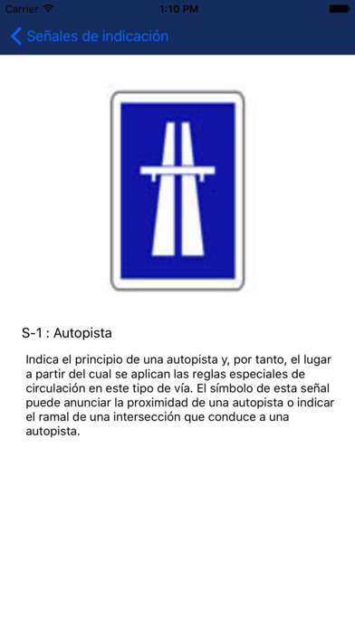 Señales de tráfico España screenshot 3