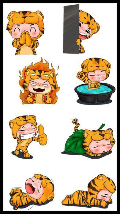 Tiger Boy Stickers screenshot 3