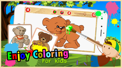 My Teddy Bear Coloring Book for Kids screenshot 2