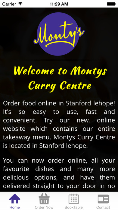 Montys Curry Centre screenshot 2