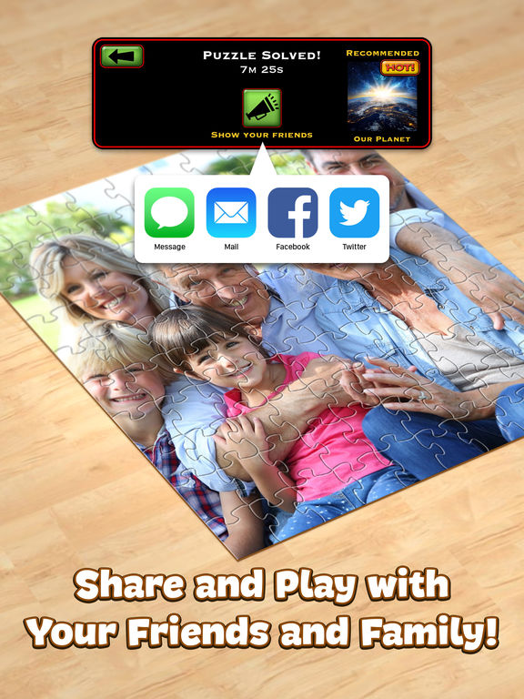 Screenshots of Jigsaw Puzzle for iPad