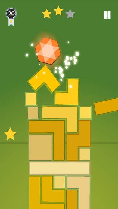 Hex Pong, Tiny Solid Blocky Brick screenshot 3
