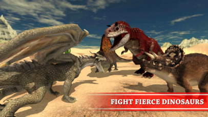 Dragon VS Dinosaurs Simulator - Monster Survival screenshot 2