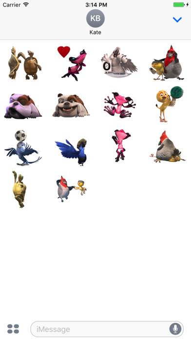 Animal Chiu Animated Stickers screenshot 3