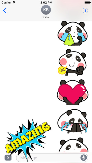 Baby Panda Emoji screenshot 2
