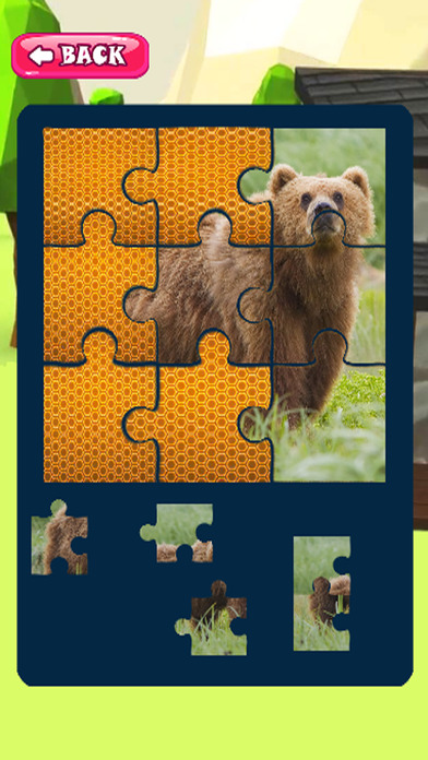 Kids Learn Games Page Bear Jigsaw Puzzle screenshot 3