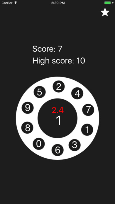 Tap The Number - a quick tapping game! screenshot 2