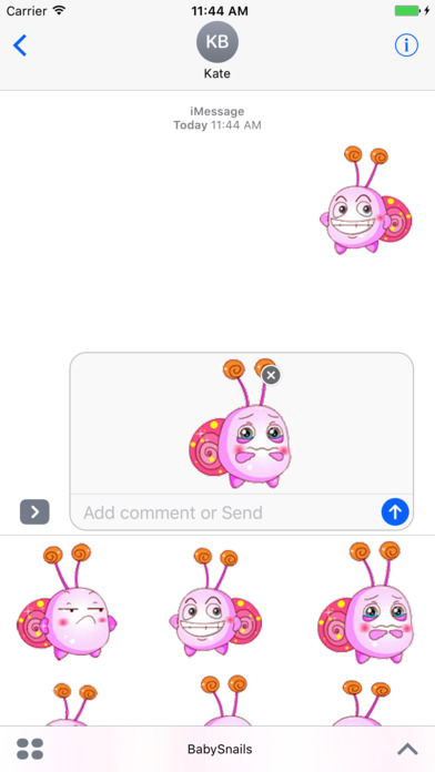 Baby Snails Stickers screenshot 3
