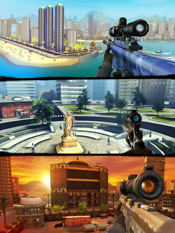 Screenshots of Sniper 3D Assassin Gun Shooter for iPad