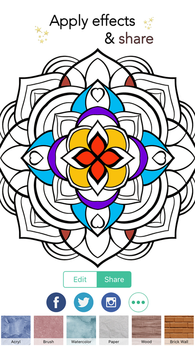 uColor - Best Coloring Book For Me Adults screenshot 4