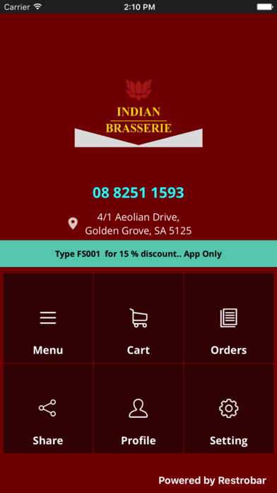 Indian Brasserie screenshot 2
