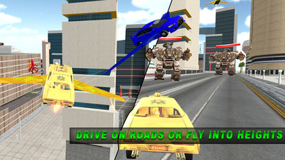 Sports Car War Robots: Iron Kill Games screenshot 4