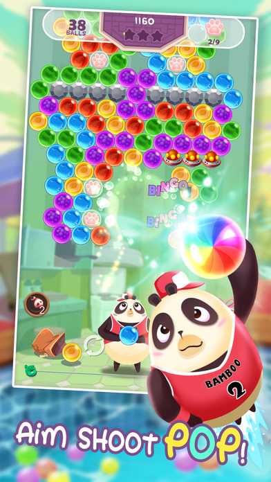 Panda Bubble : Love Story screenshot 2
