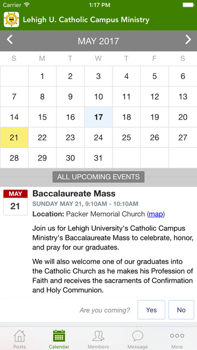 Lehigh U. Catholic Campus Ministry screenshot 3