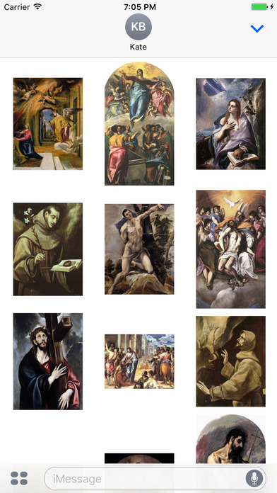 El Greco Artworks Stickers screenshot 2