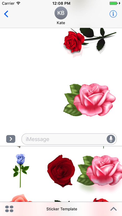 Flowers Pro Stickers for iMessage screenshot 4