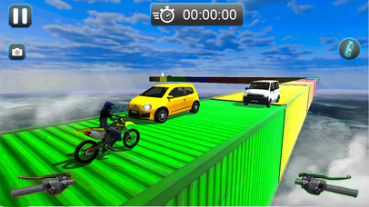 Impossible Sky Track Bike Driving Simulator screenshot 2