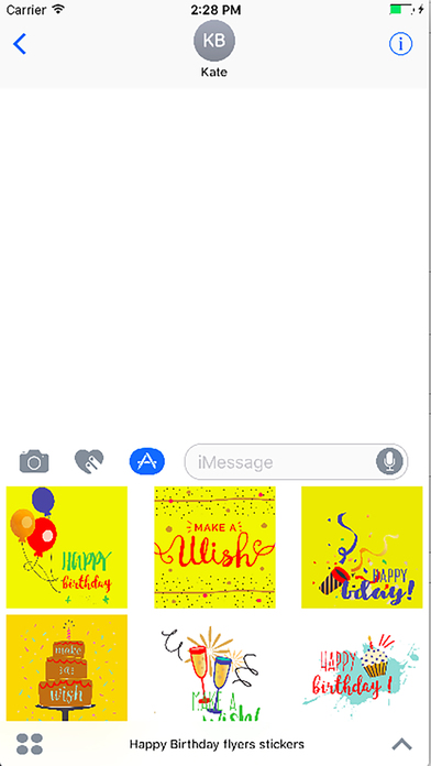 Happy Birthday Cards stickers screenshot 3