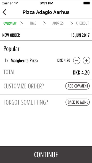 Pizza Adagio Aarhus screenshot 2